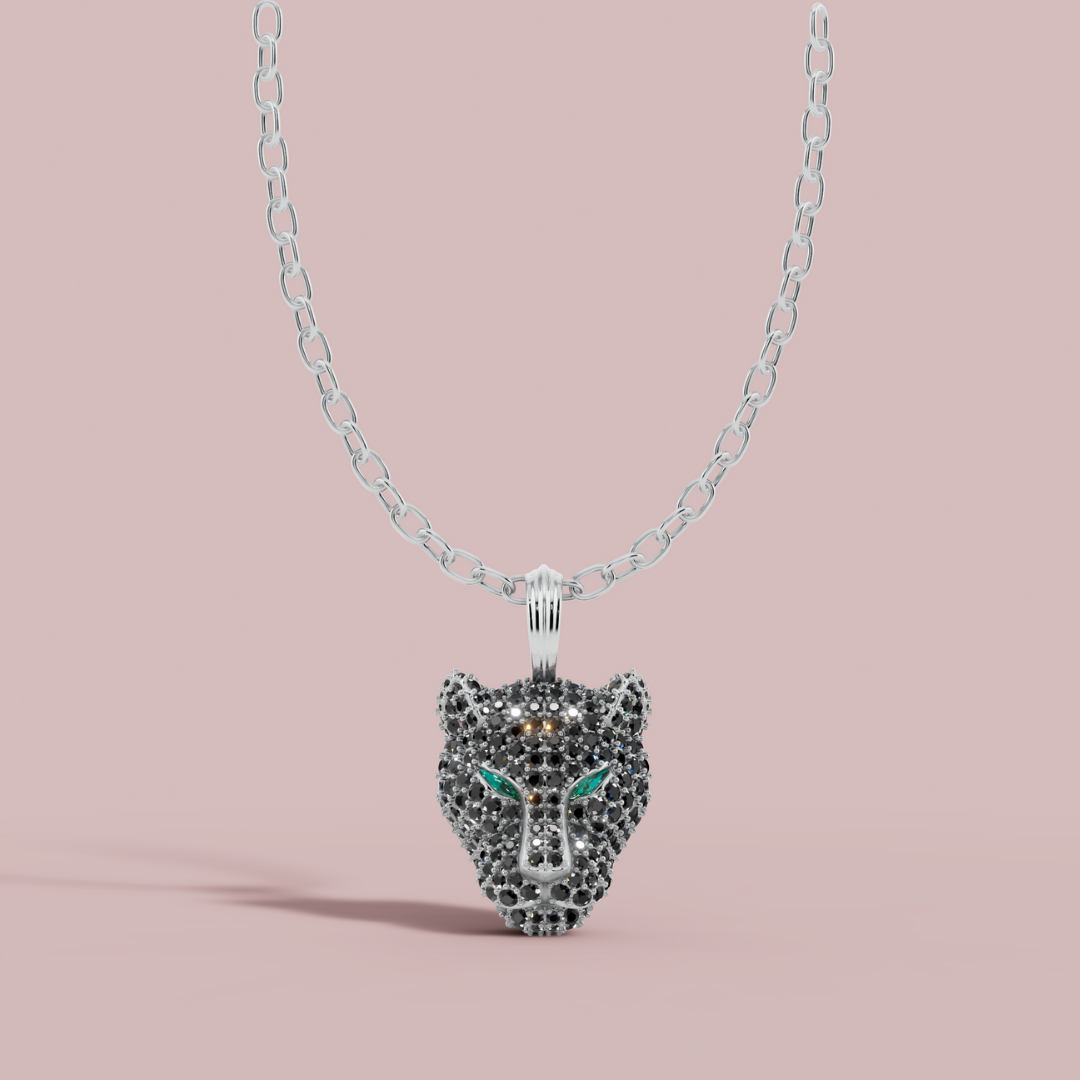 The Wakanda Black Panther 925 Pure Silver Necklace My Store