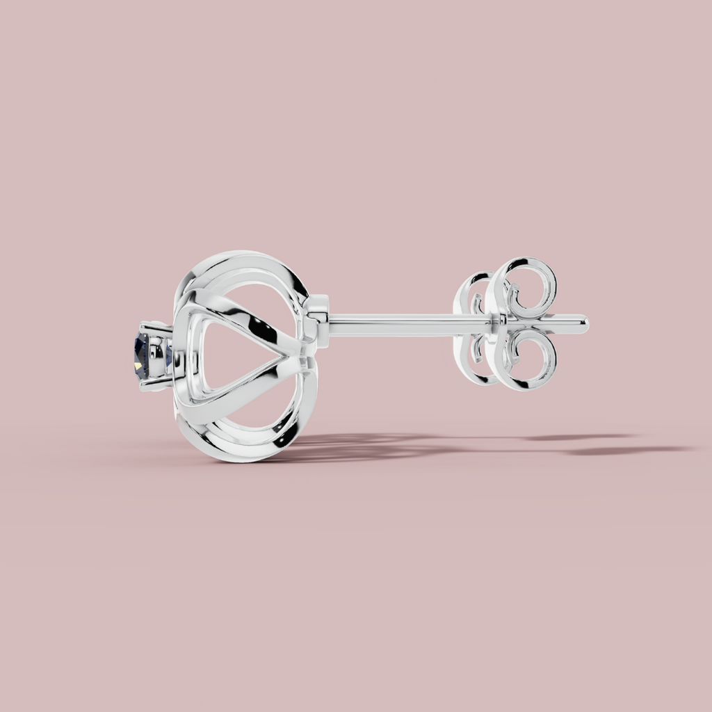 Celestial Blue 925 Pure Silver Stud Earrings My Store