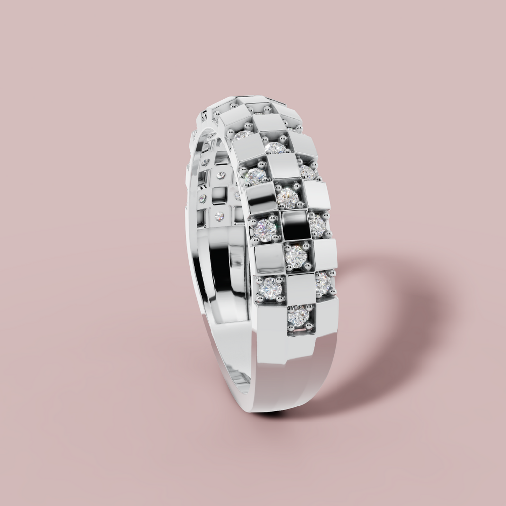 Chess Box 925 Pure Silver Men's Ring My Store