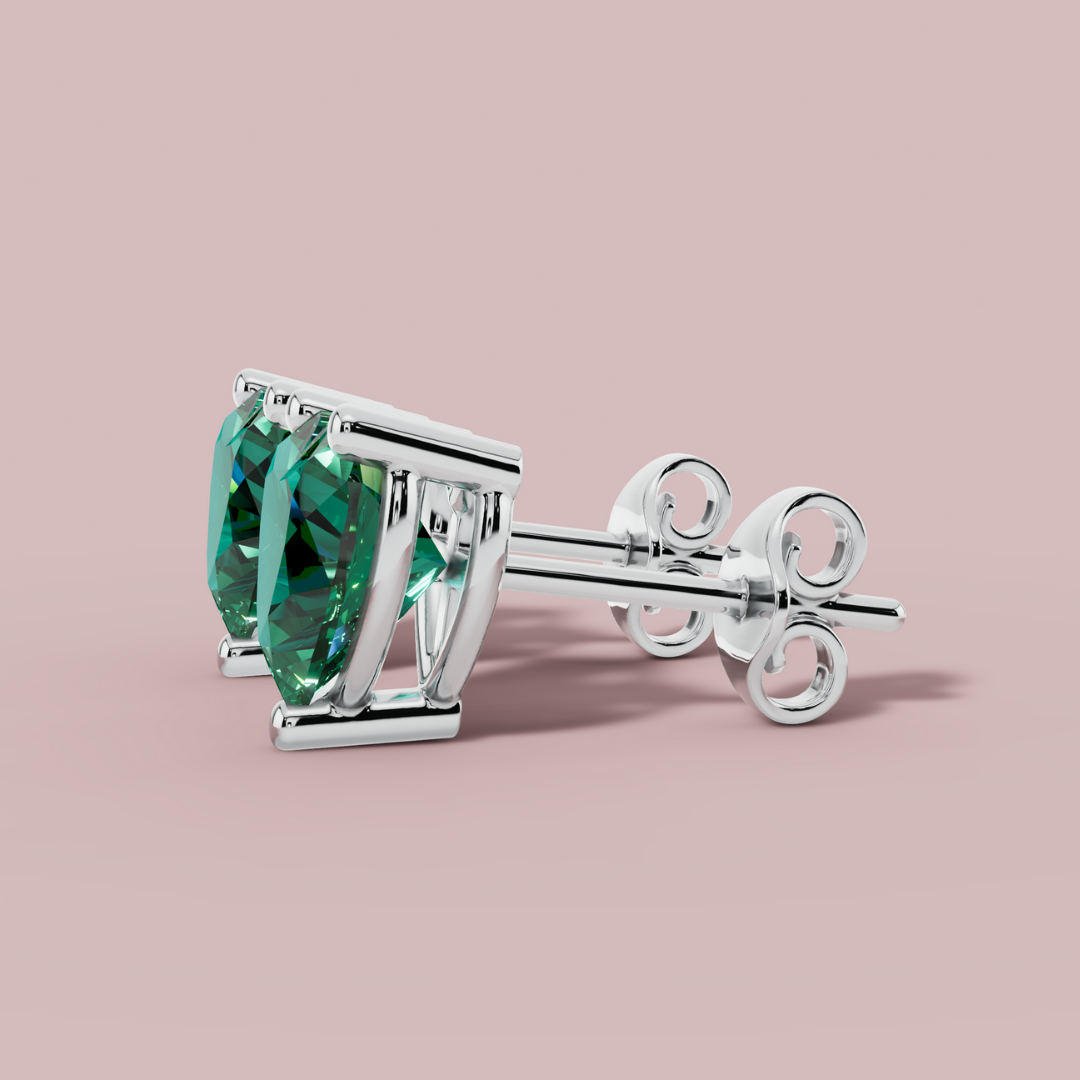 The heart of forest 925 Pure Silver Stud Earrings My Store