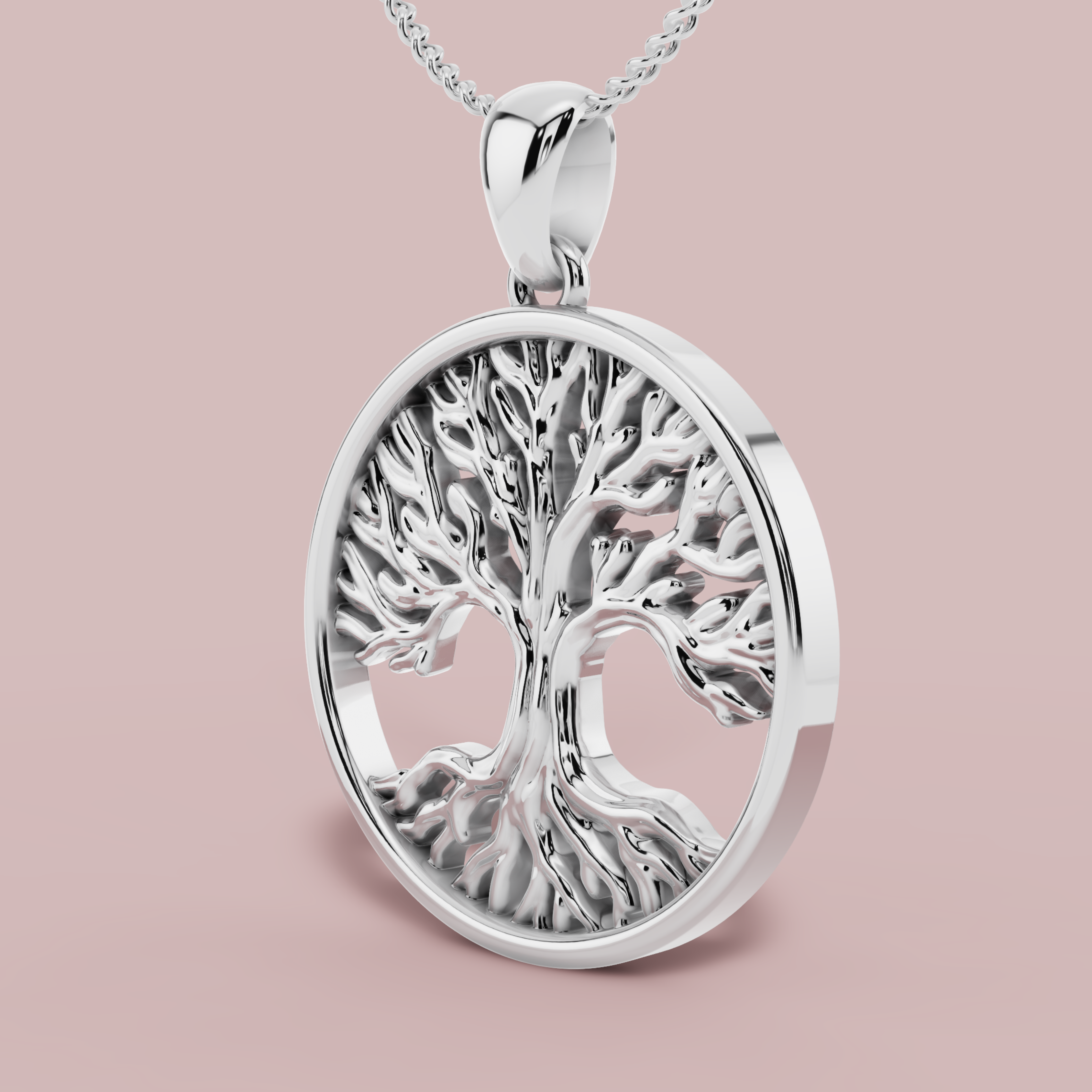 Darakht 925 Pure Silver Necklace