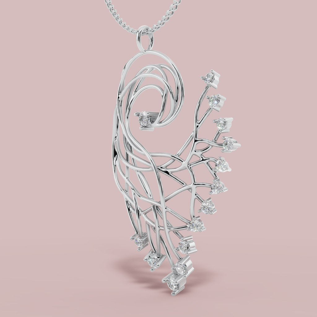 Blanca 925 Pure Silver Necklace