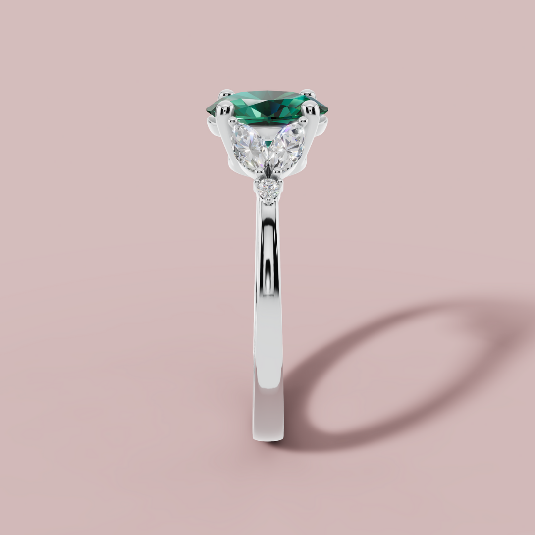 Chambard Green 925 Pure Silver Ring My Store