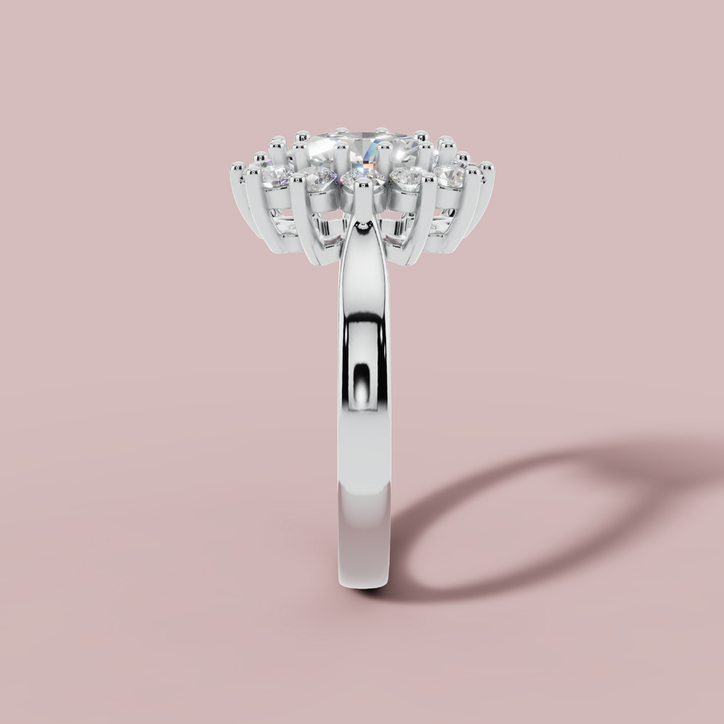 Eterna Diana 925 Pure Silver Ring My Store