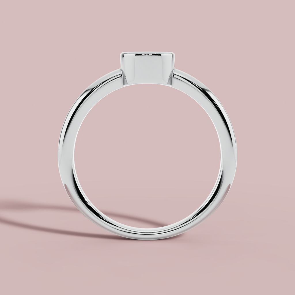 Tressa Green Round 925 Pure Silver Ring My Store