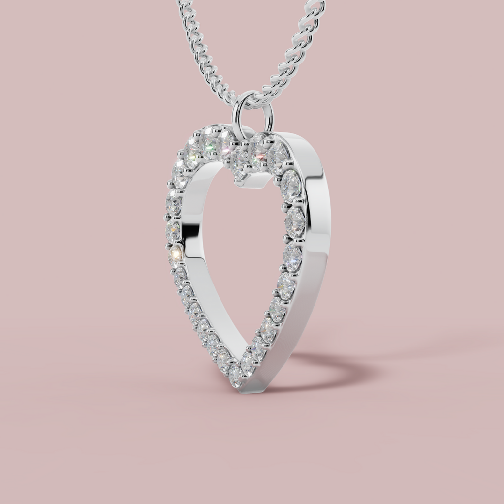 Eternal Heart 925 Pure Silver Necklace