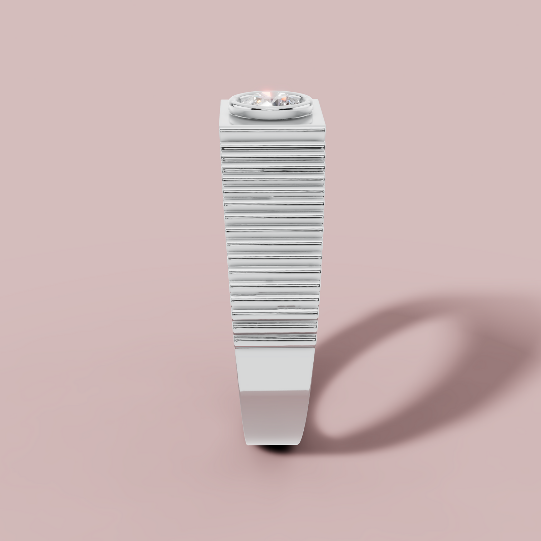 Vosper 925 Pure Silver Men's Ring My Store