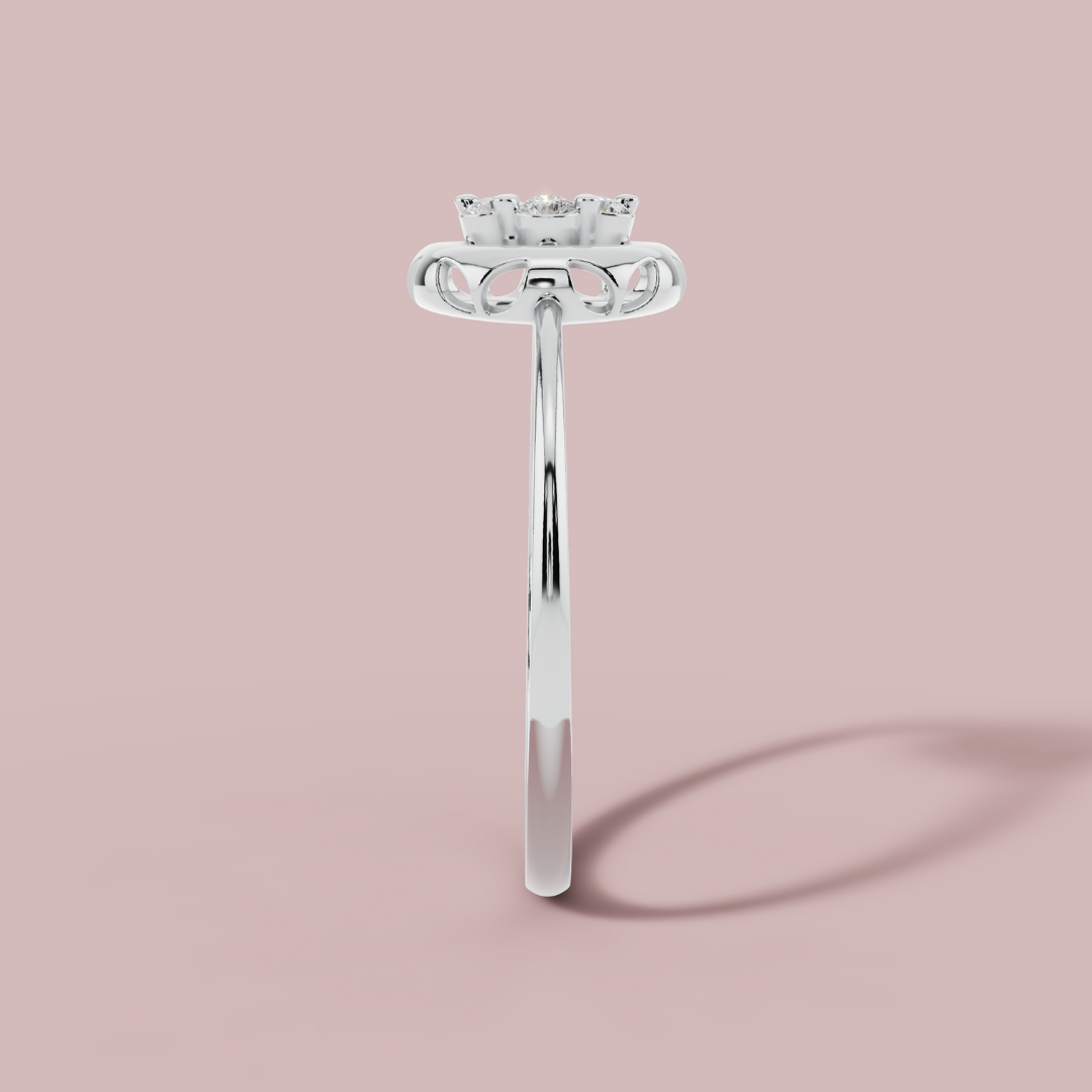 Pamelia 925 Pure Silver Ring My Store