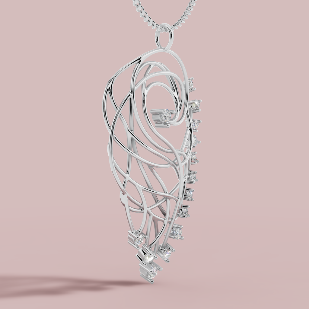 Blanca 925 Pure Silver Necklace