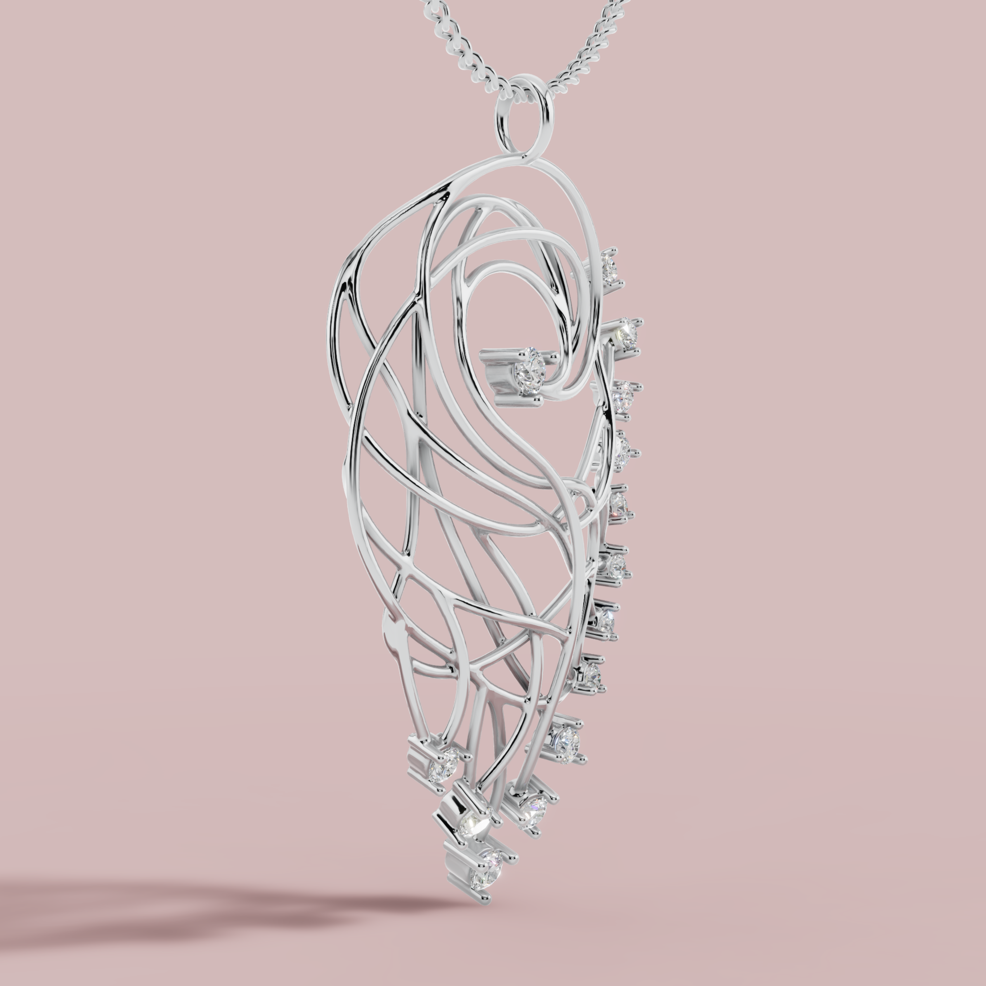 Blanca 925 Pure Silver Necklace