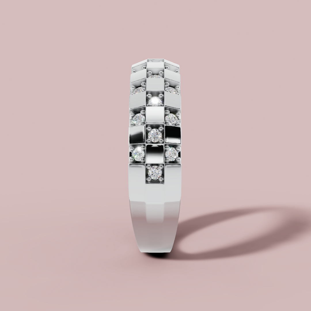 Chess Box 925 Pure Silver Men's Ring My Store