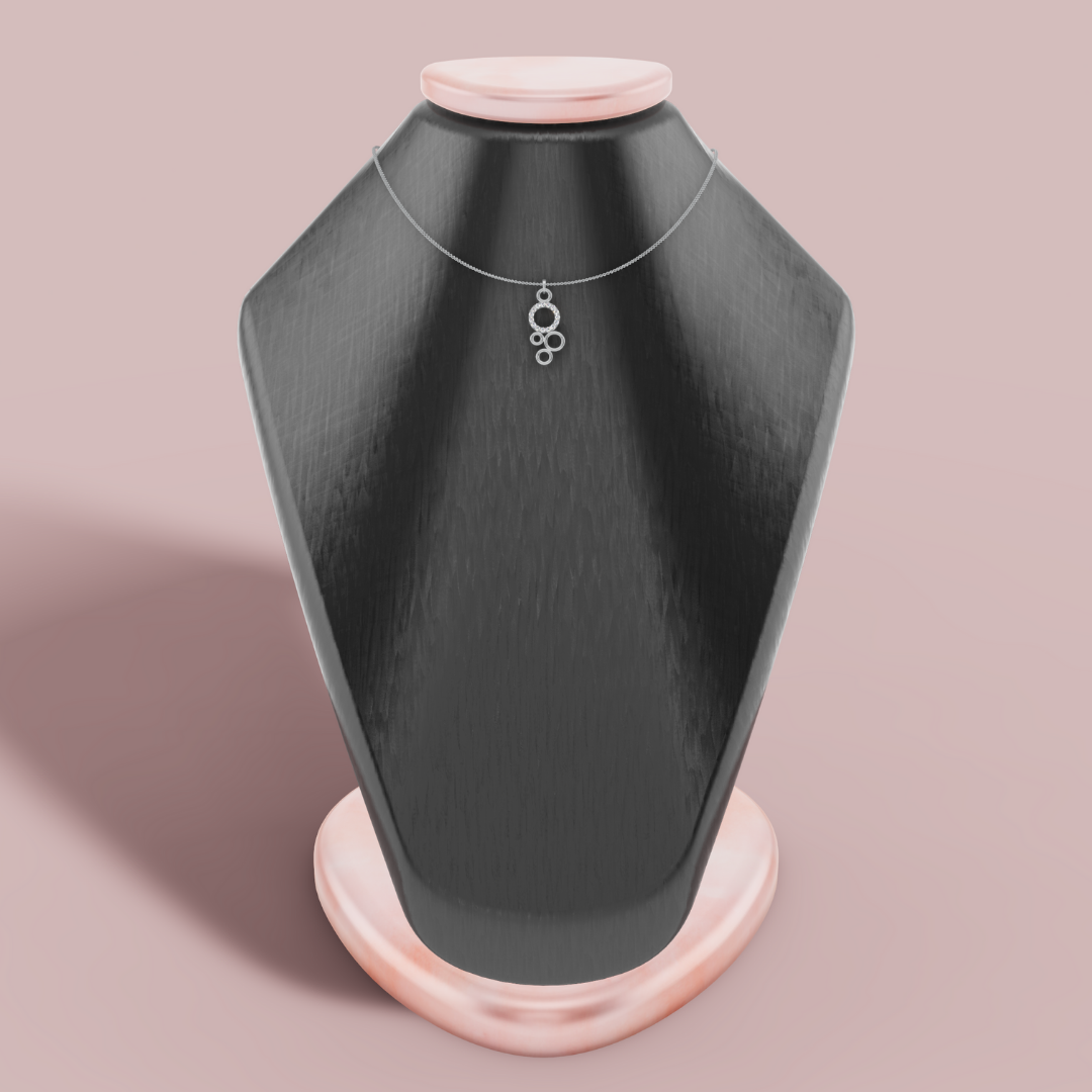 Rossette 925 Pure Silver Necklace