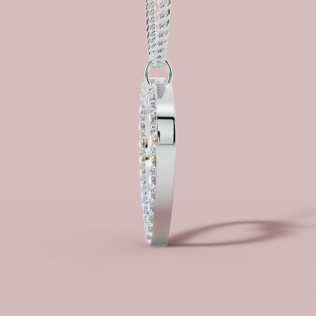 Eternal Heart 925 Pure Silver Necklace