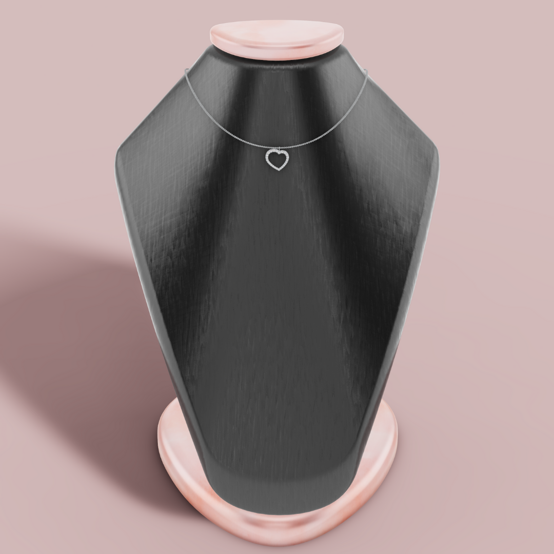 Eternal Heart 925 Pure Silver Necklace