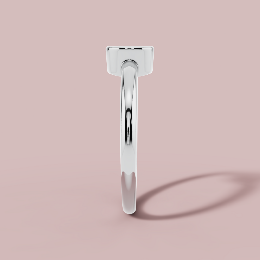 Tressa Red Round 925 Pure Silver Ring My Store