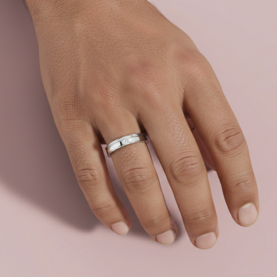 Rikas 925 Pure Silver Men's Ring My Store