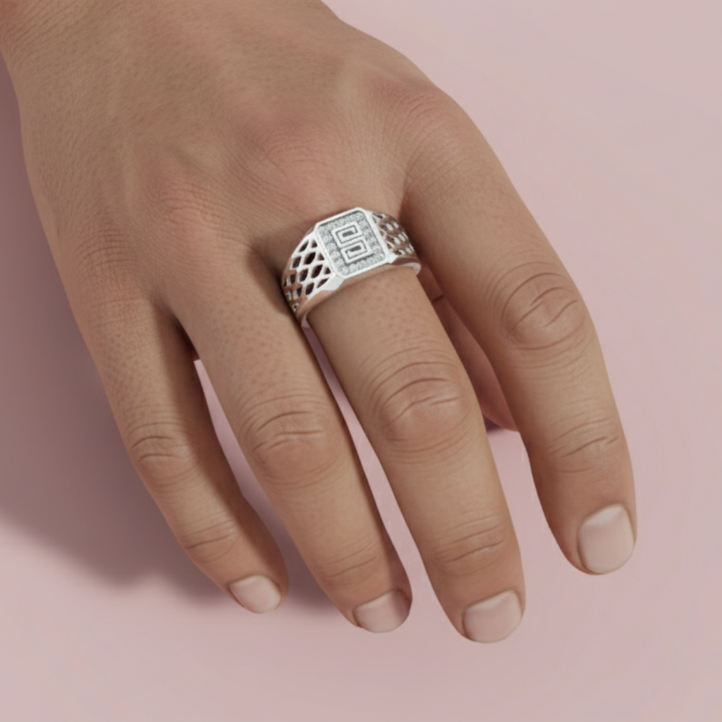 Victor 925 Pure Silver Men's Ring My Store