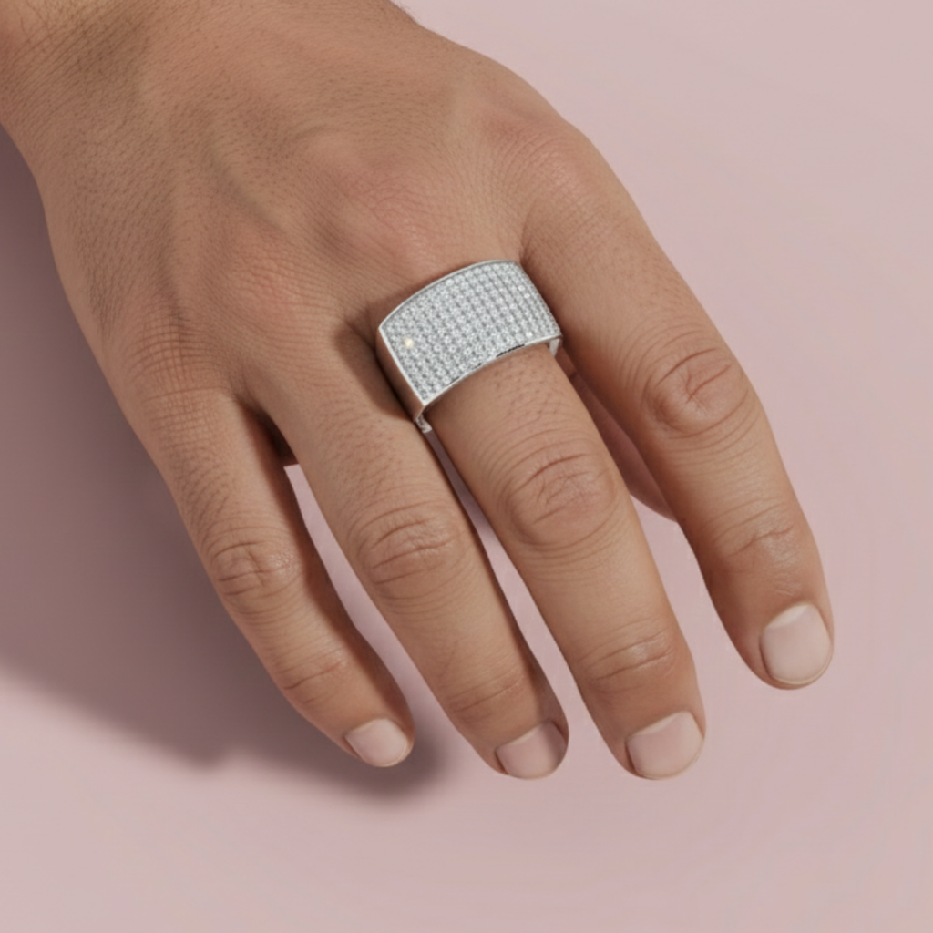 Genesis 925 Pure Silver Men's Ring My Store