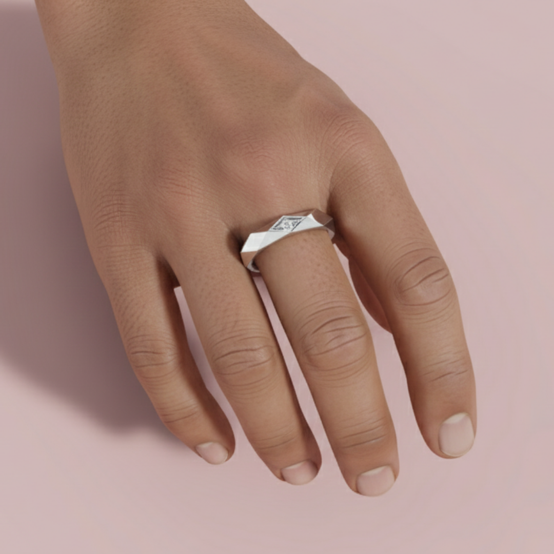 Cortez 925 Pure Silver Men's Ring My Store