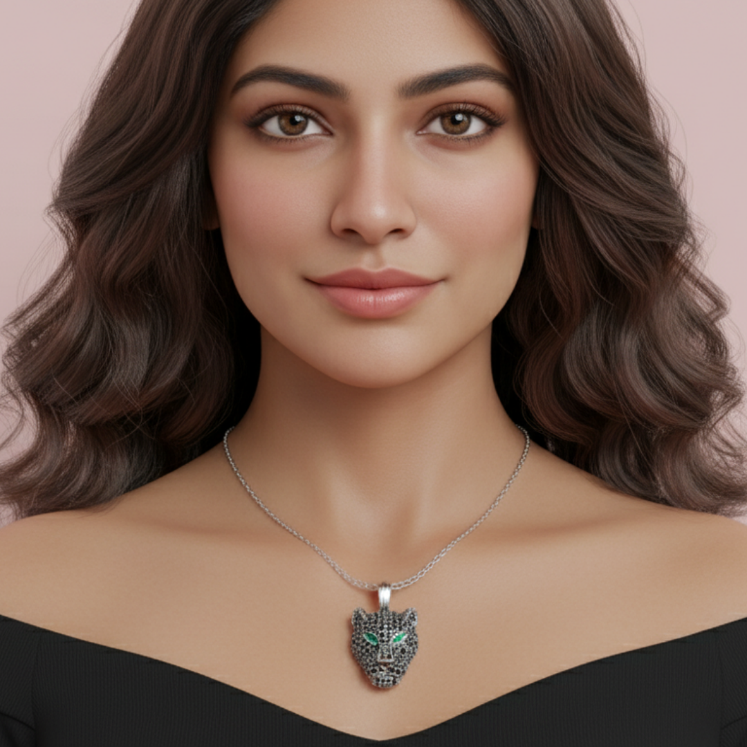 The Wakanda Black Panther 925 Pure Silver Necklace My Store