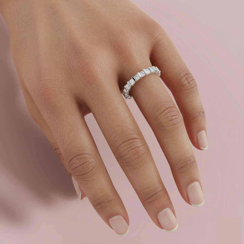 Eternity Princess 925 Pure Silver Ring My Store