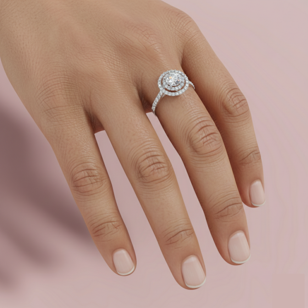 Eterna Circle 925 Pure Silver Ring My Store