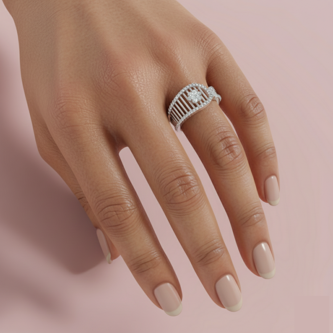 Sparkle of Trail 925 Pure Silver Ring My Store