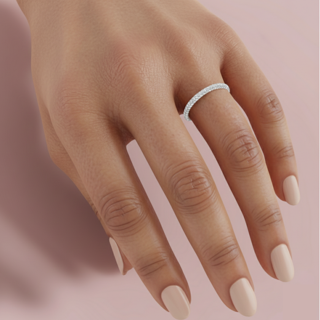 Eterna Line 925 Pure Silver Ring My Store