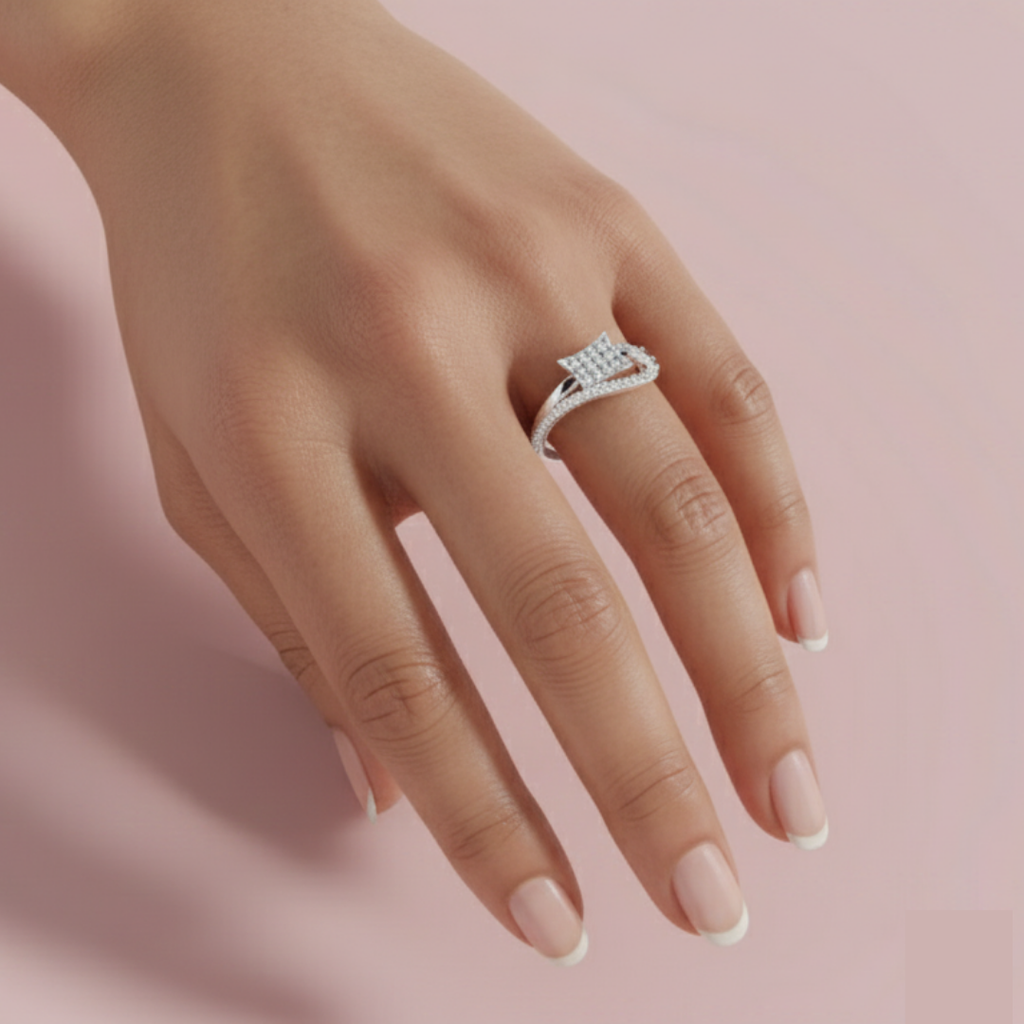 Radiant Sophistication 925 Pure Silver Ring My Store