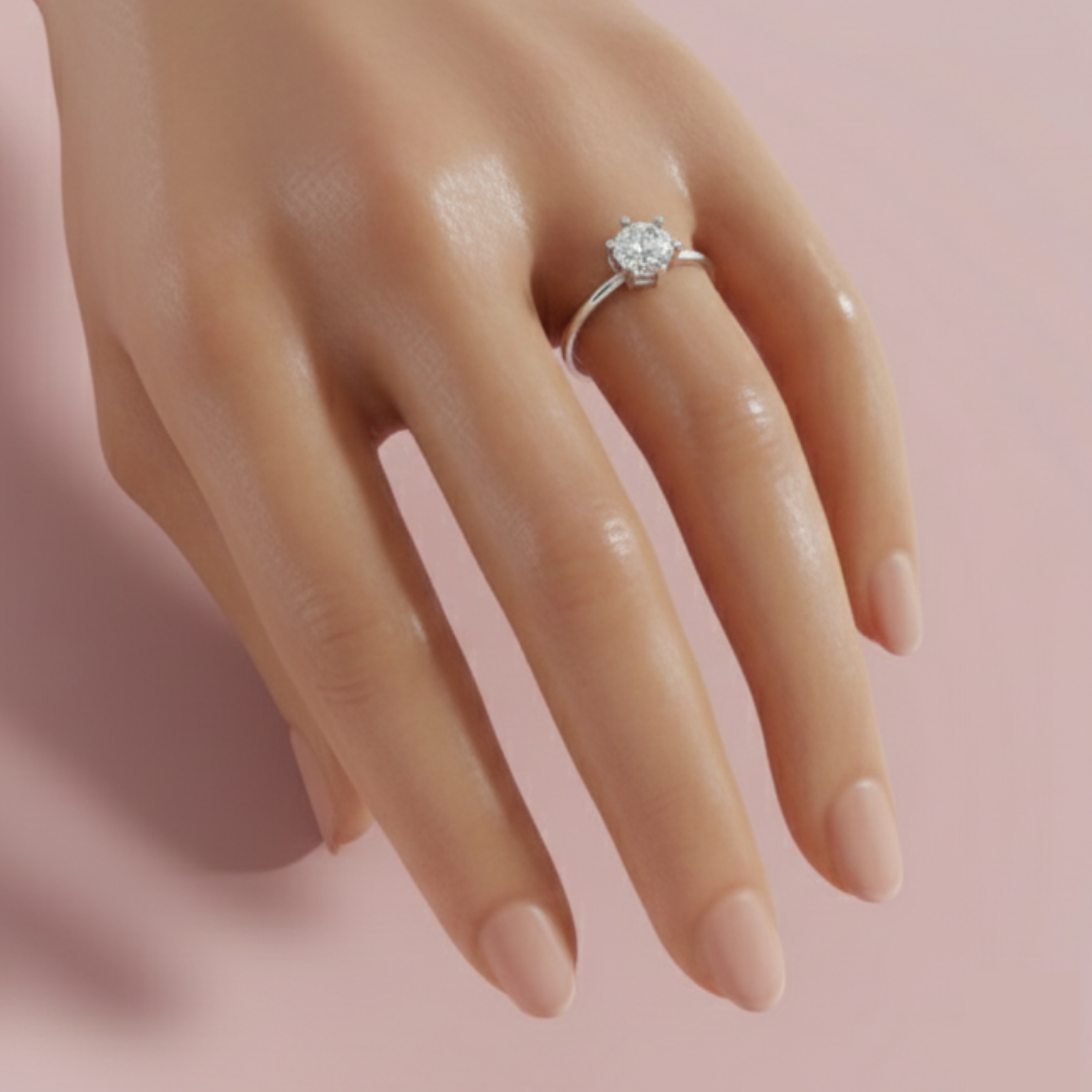 Classic Brilliance 925 Pure Silver Ring My Store