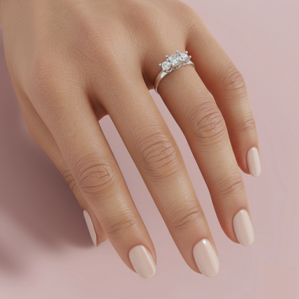 Sparkling Trellis 925 Pure Silver Ring My Store