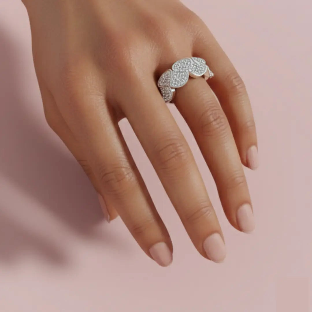 Solara Interwine 925 Pure Silver Ring My Store