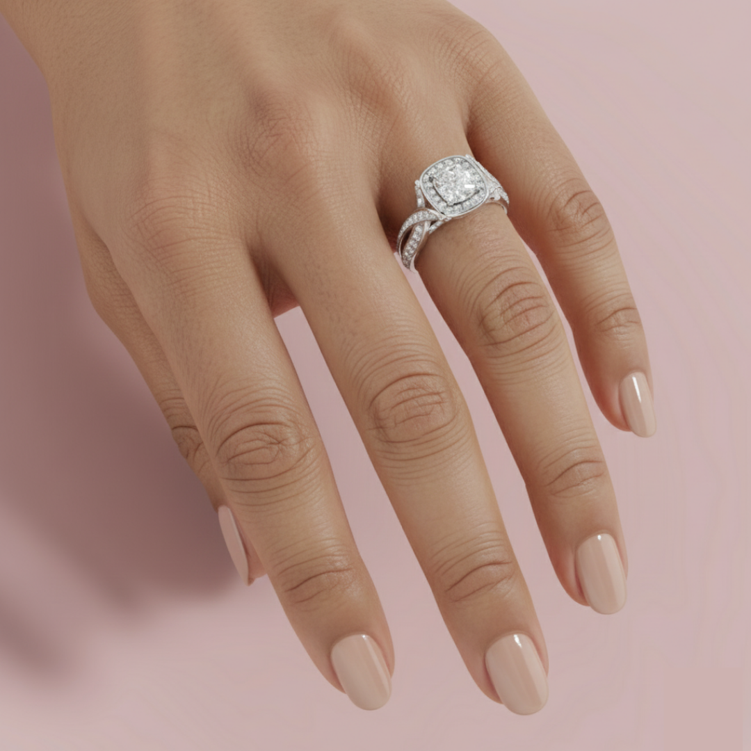 Aurielle Cross 925 Pure Silver Ring My Store