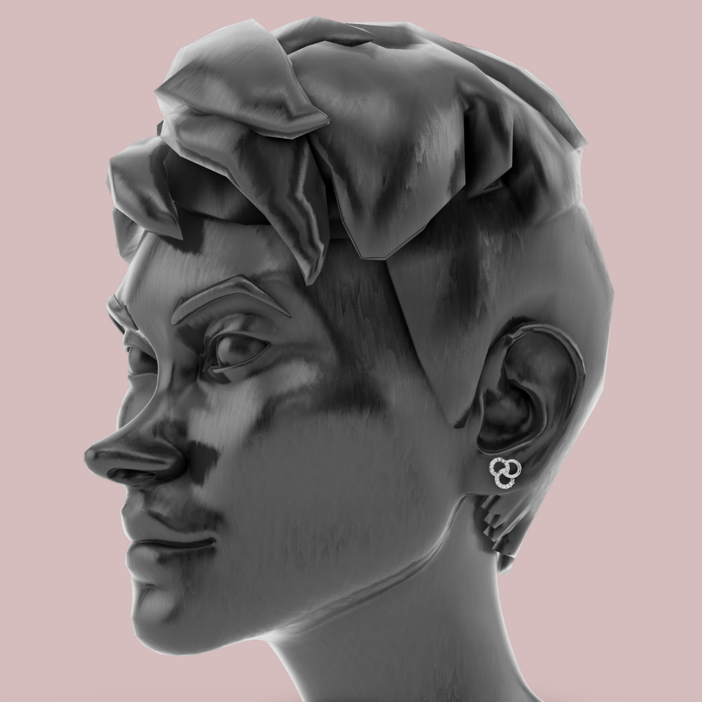 Sterling Orbit 925 Pure Silver Stud Earrings My Store