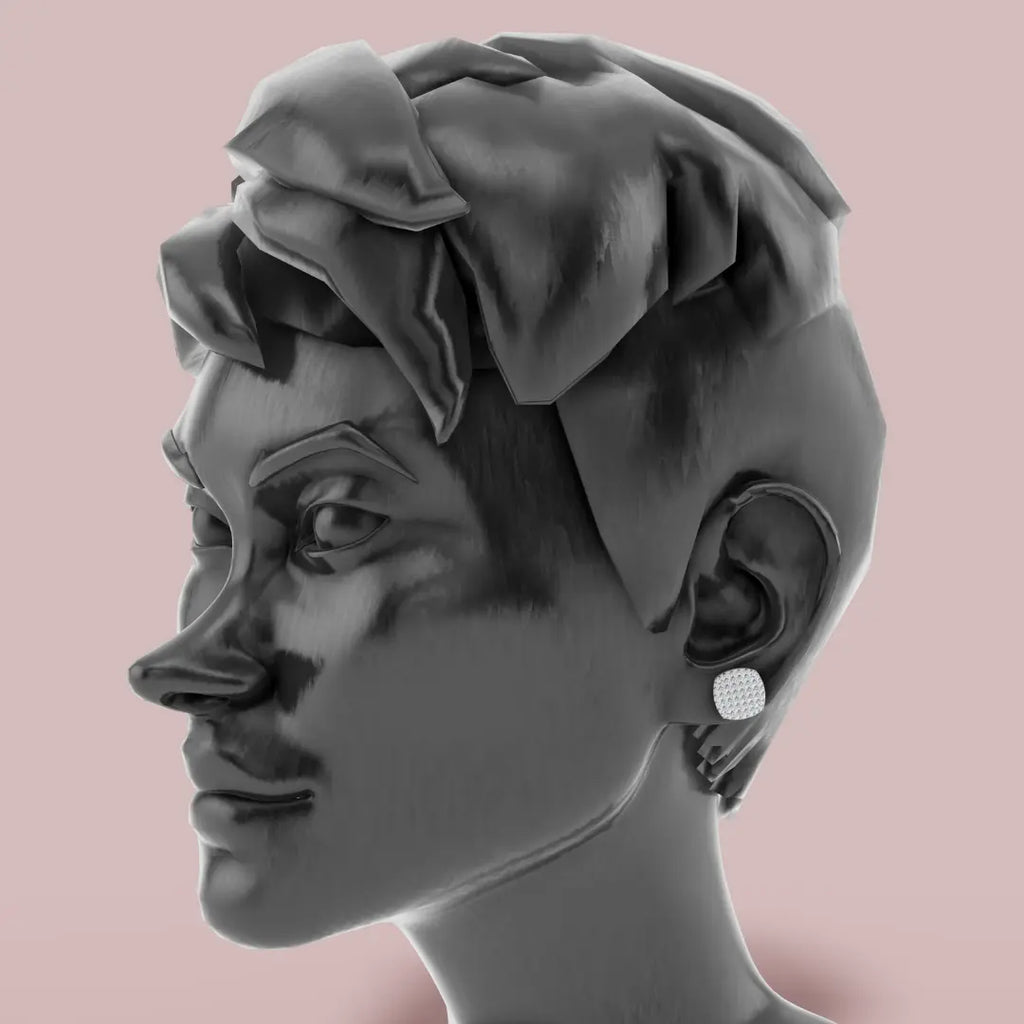 Cushira Stud 925 Pure Silver Earrings My Store