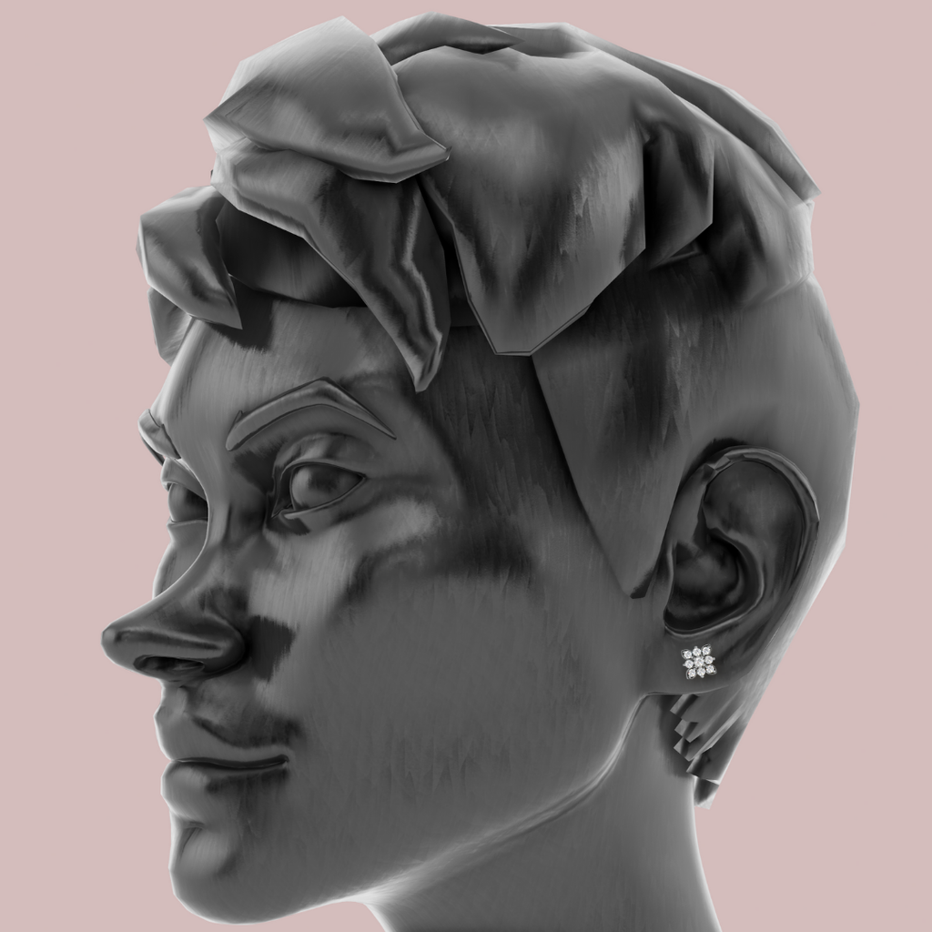 Petalia Stud 925 Pure Silver Earrings My Store