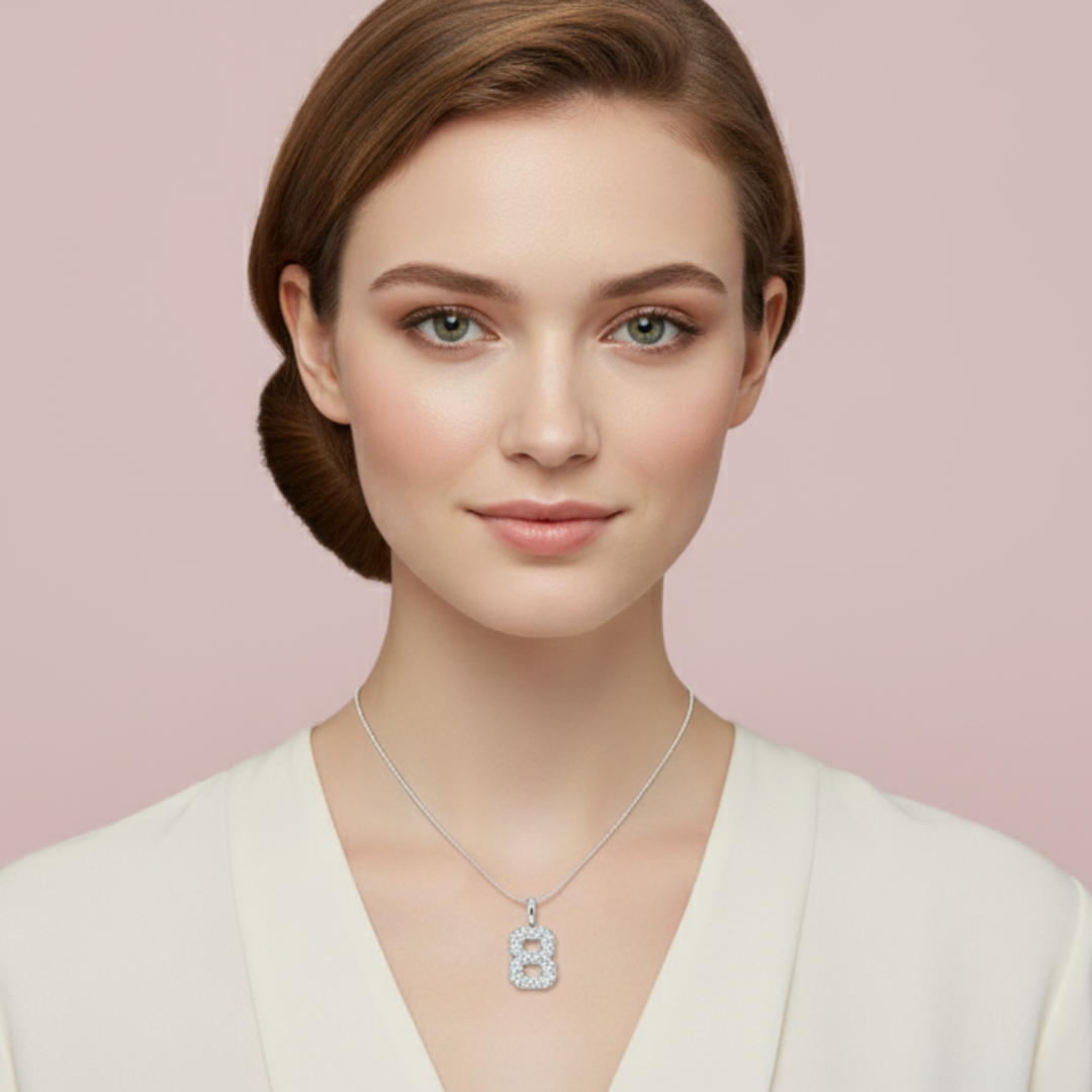 8 Lumine 925 Pure Silver Necklace My Store